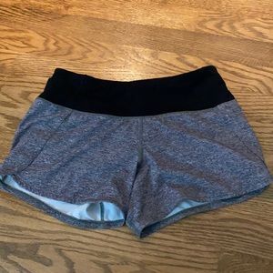 Grey lululemon shorts